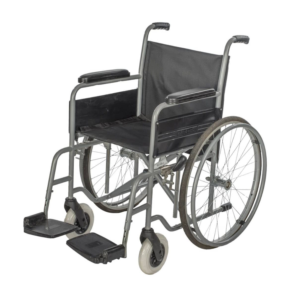 ویلچر ایران بهکار مدل ۷۰۳ رنگی چرخ عقب توپر